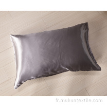 Taies d&#39;oreiller en satin solide 22mm ensembles 50*70cm ou sur mesure